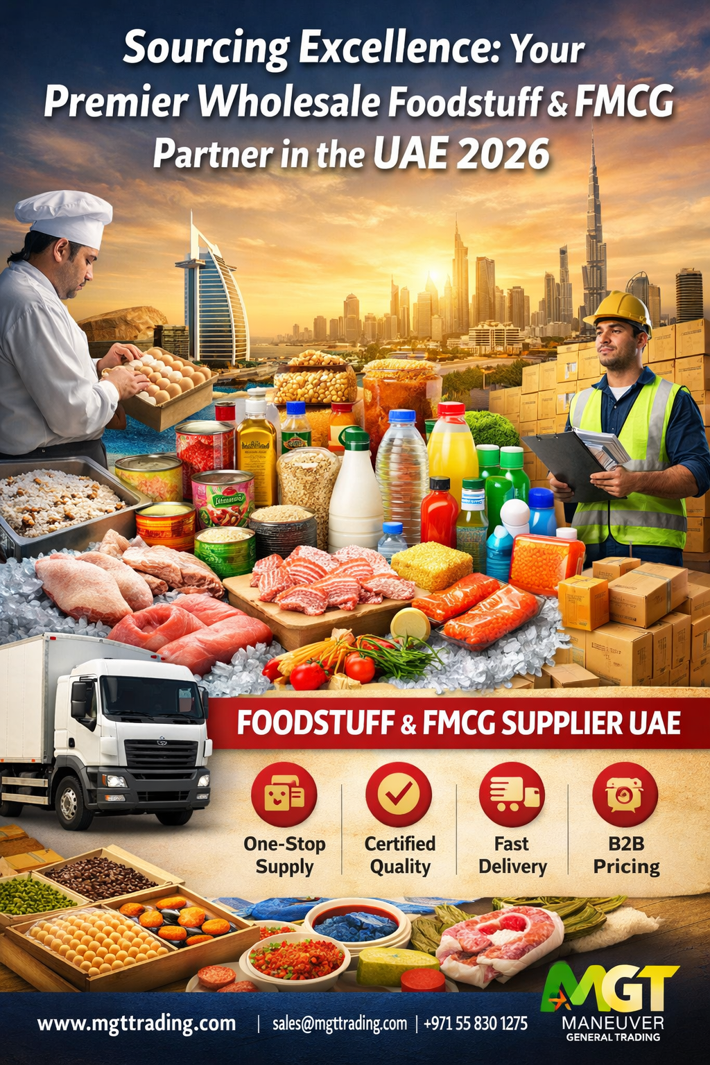 Sourcing Excellence: Your Premier Partner for Wholesale Foodstuff & FMCG in the UAE 2026